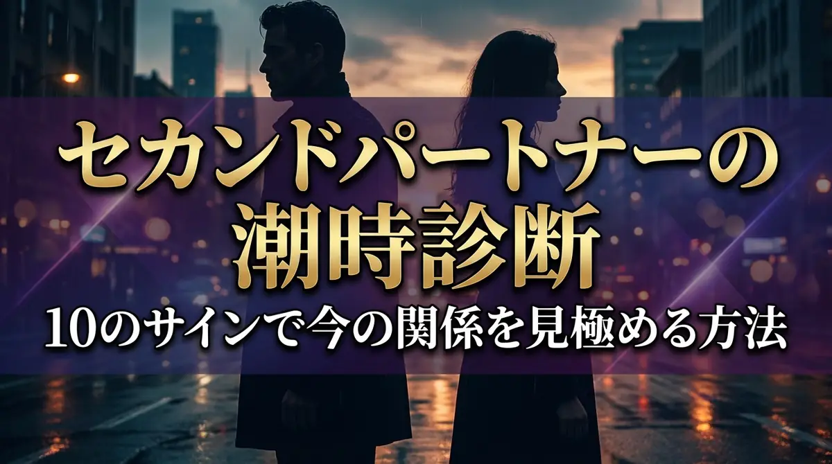セカンドパートナーの潮時診断|10のサインで今の関係を見極める方法